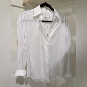 KHY (Kylie Jenner) Oversized Button Down | White - XXS